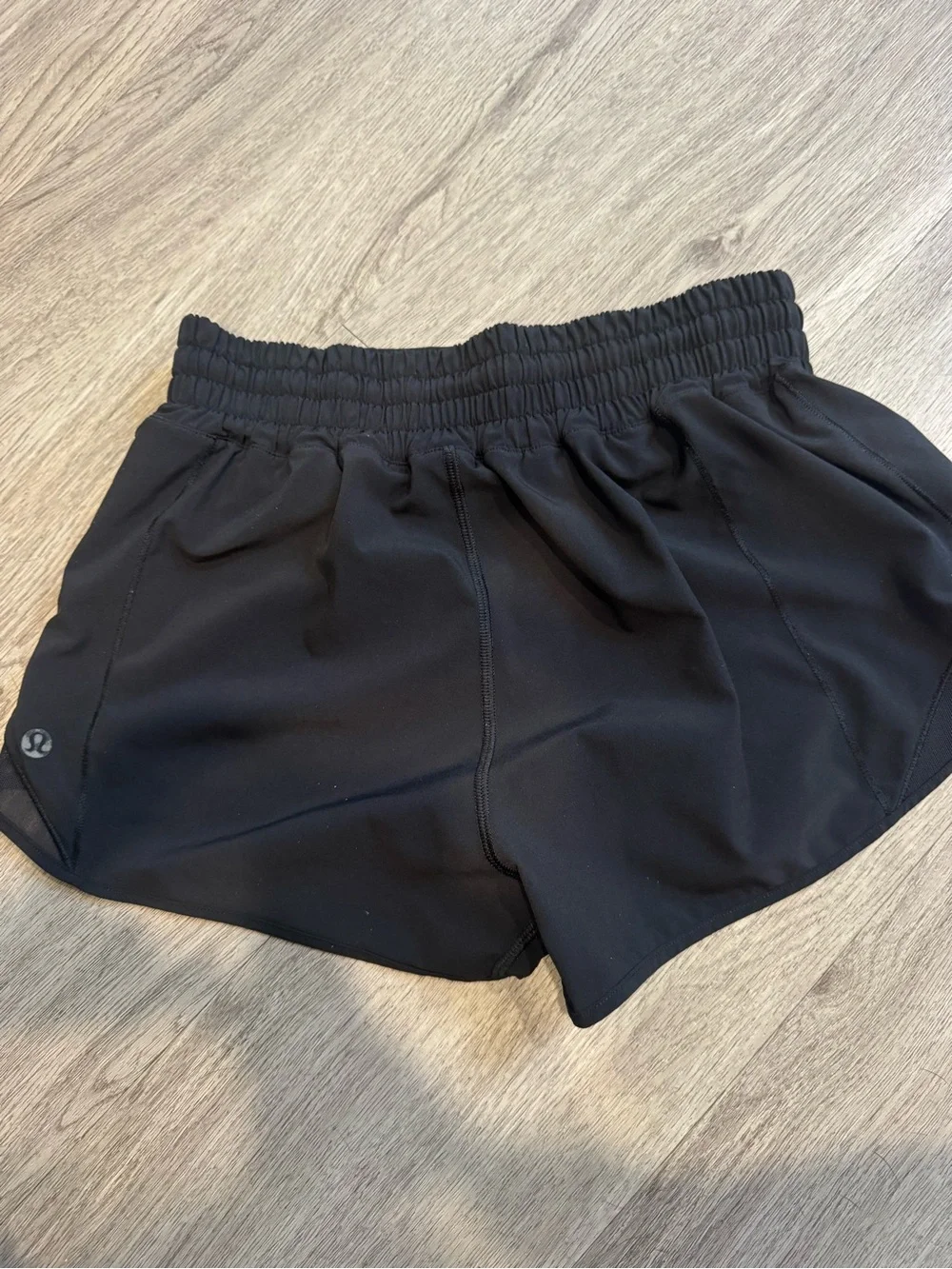 lululemon athletica Black Double-Layer Running Shorts